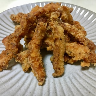 鶏むね肉のスティックフライ